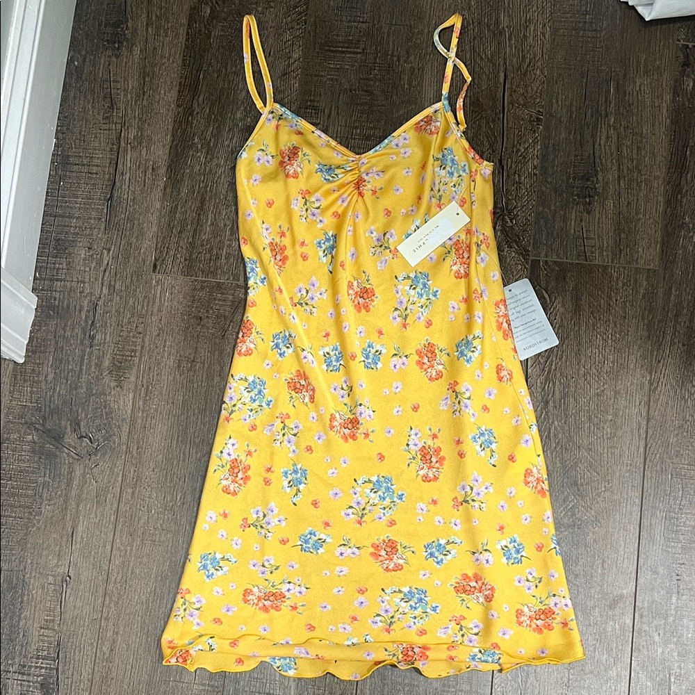 Floral Yellow Dress